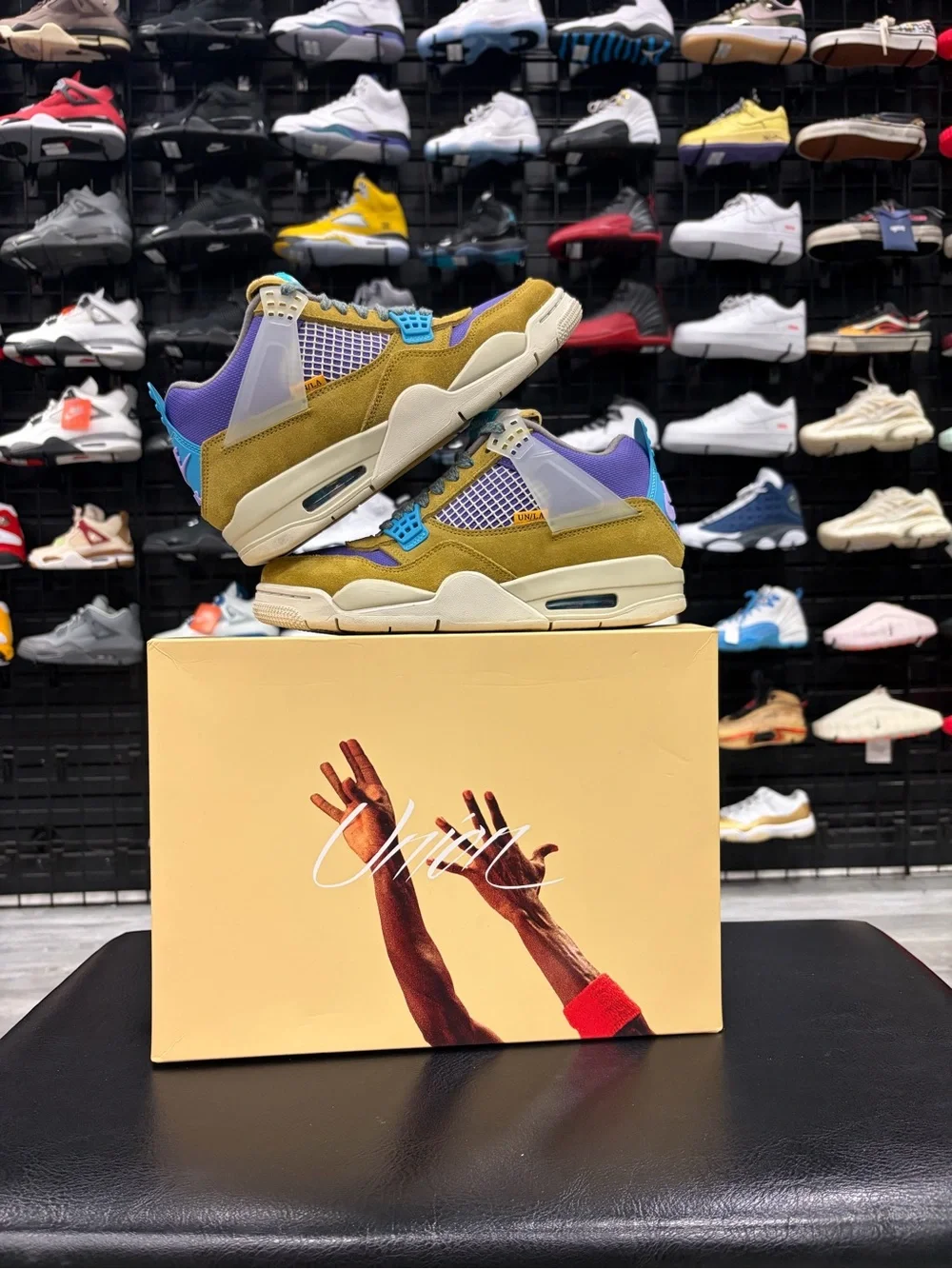 Jordan 4 Union Desert Moss